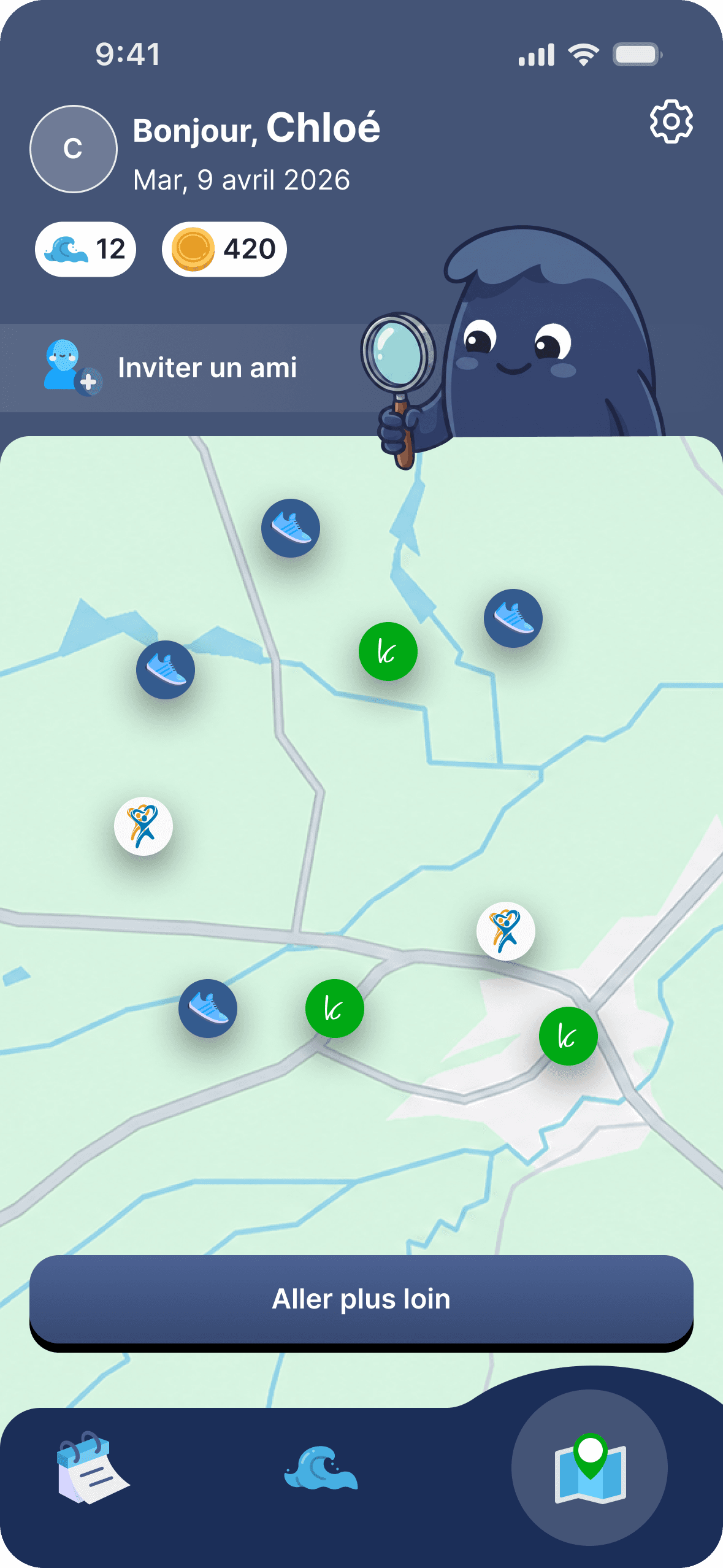 Page Solutions dans l'app KAPP